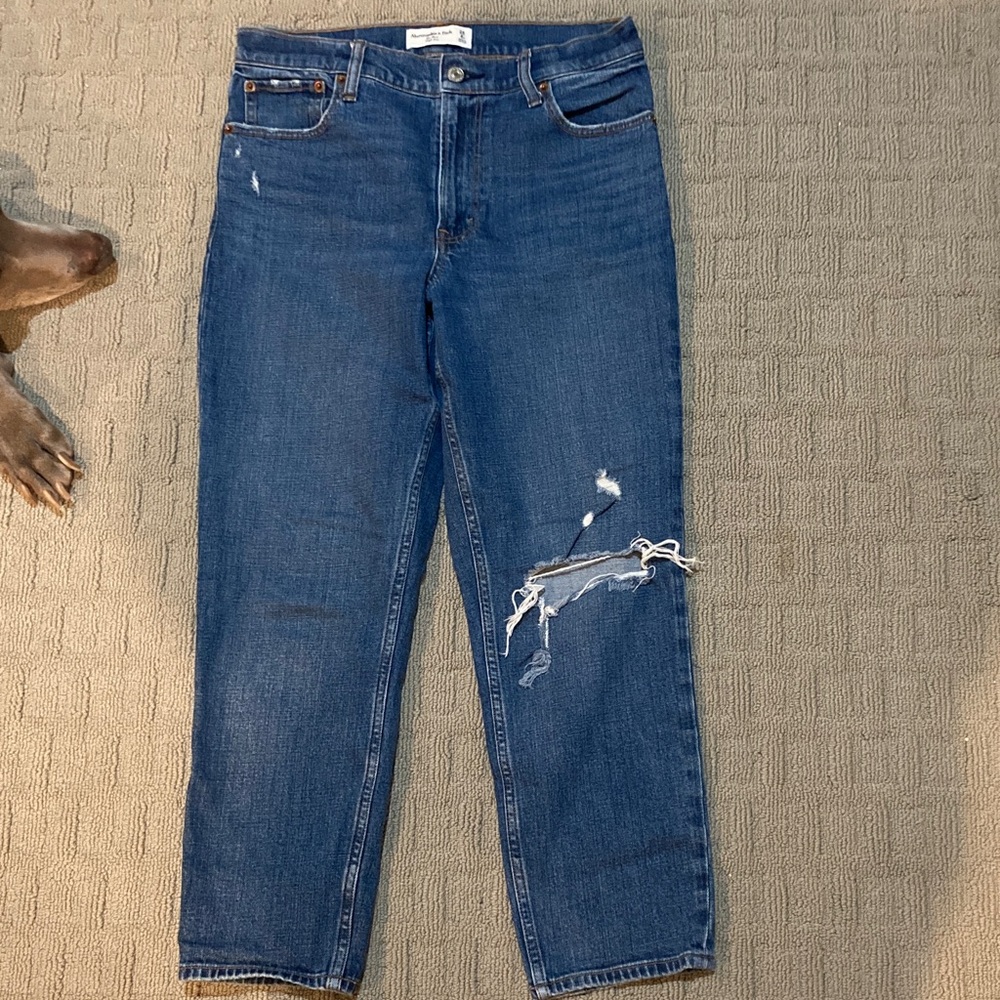Abercrombie & Fitch High Rise Blue Jeans